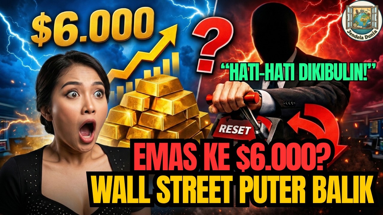Emas Mau Tembus $6.000? Hati-Hati… Wall Street Punya ‘Skenario Balik’!