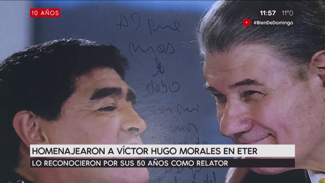 Homenajearon a V&iacute;ctor Hugo Morales