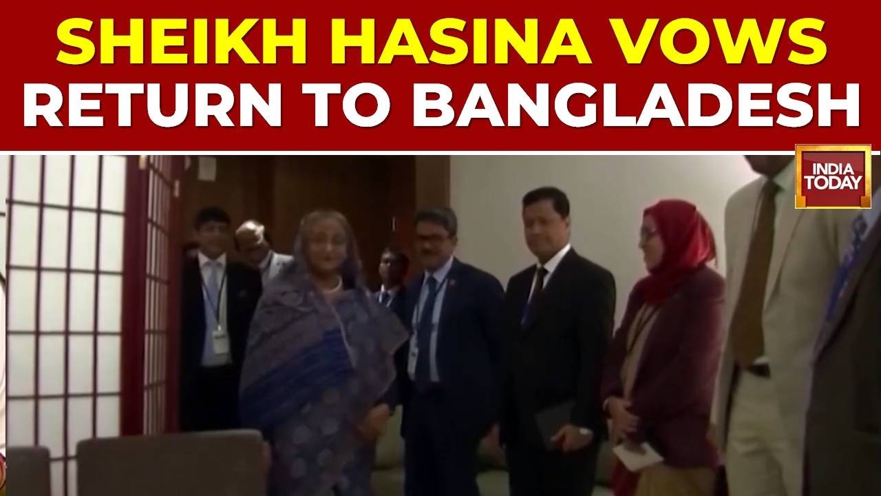 Разбор India Today: экс-премьер Шейх Хасина, находящаяся в изгнании, обещает вернуться в Бангладе...