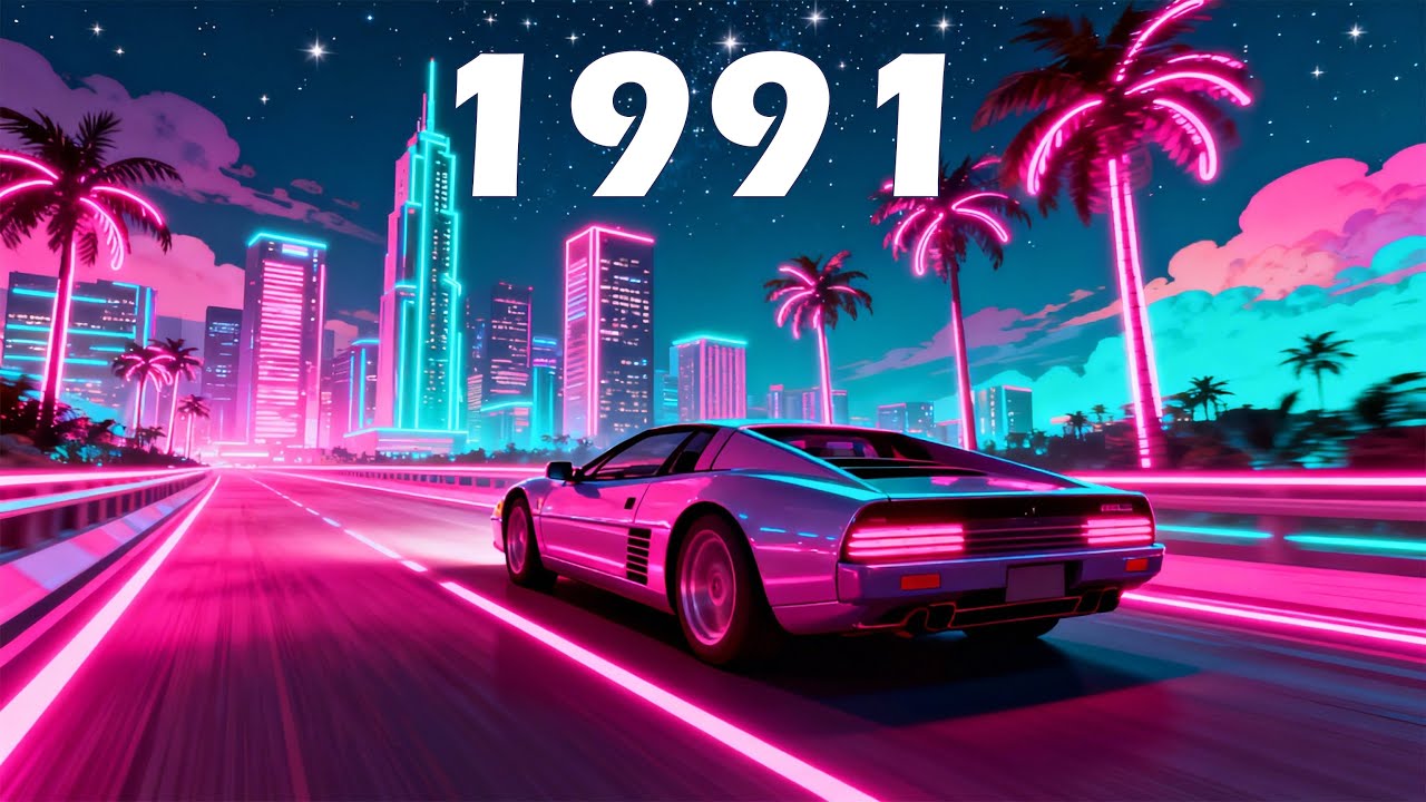 Retro synthwave 80s 90s Cyberpunk Vol. A3