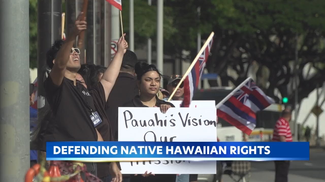 Groups rally to defend Native Hawaiian rights, Kamehameha Schools' admissions policy