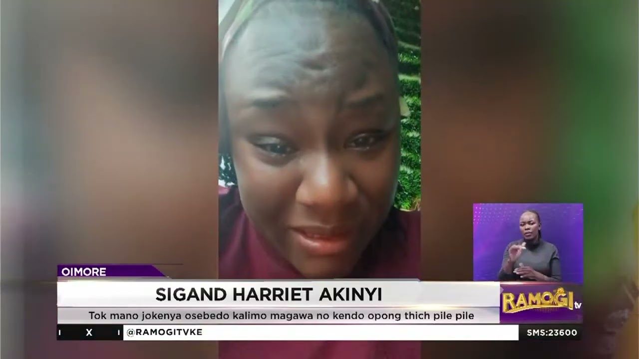 Sigand Harriet Akinyi nomuoch koyuak ni onge kastoma malimo magawa ne Nakuru | #RamogiTV