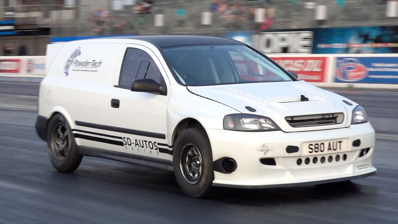 700BHP SAAB POWERED VAUXHALL ASTRA VAN - 10.14 @ 143mph