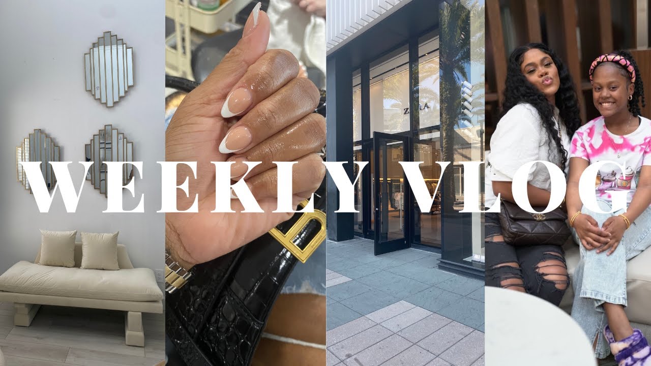 WEEKLY VLOG! BACK IN THE GYM + NEW FURNITURE + SHOPPING + MORE