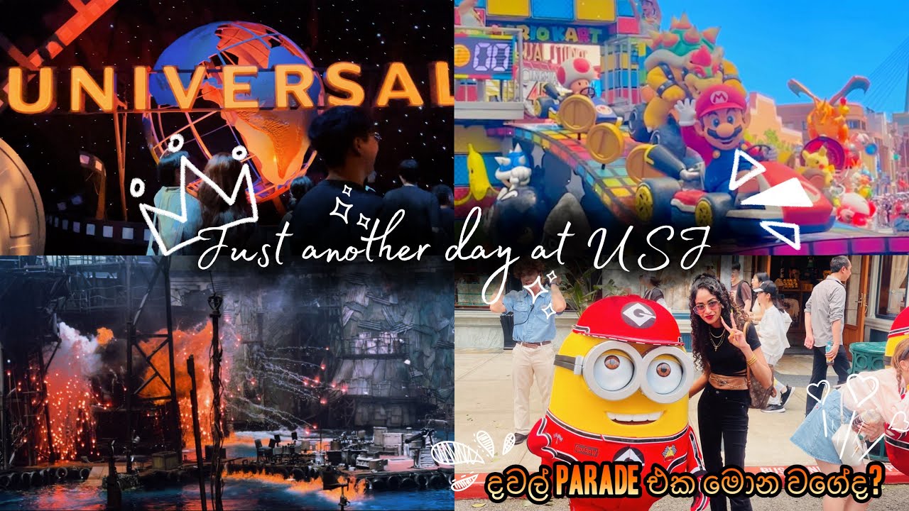 Live action stunts were shocking 😱⭐️|Sinhala🇱🇰🇯🇵| Water World 1995 | Vlog 011 ⛱️