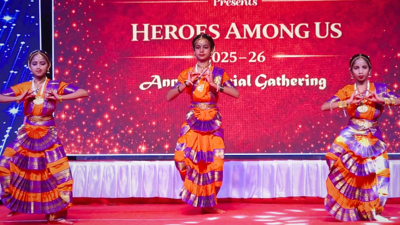 Bharath Natya Dance | GIS Hirebagewadi