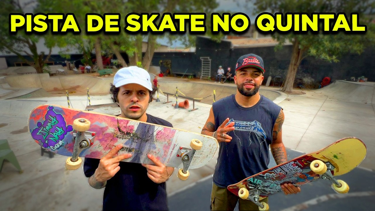 UM GRANDE SONHO, SKATE PARK NO QUINTAL DE CASA (Tour Completo)