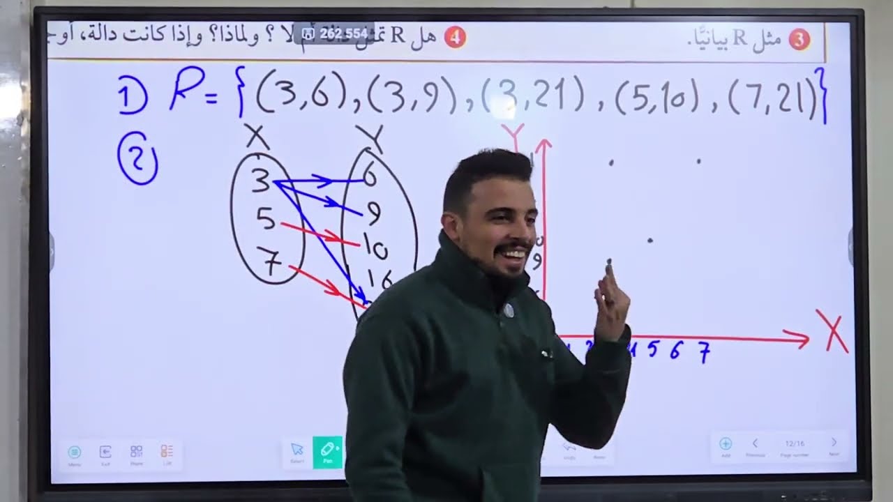 االعلاقة والدالة - تانية اعدادى جبر - حصة 2