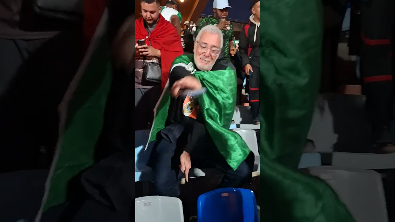 The passionate Nigerian team fan moment 