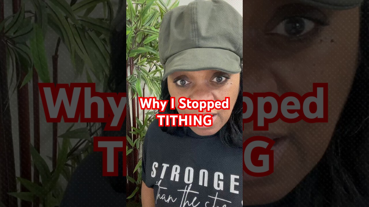 Why I Stopped Tithing -  Part One