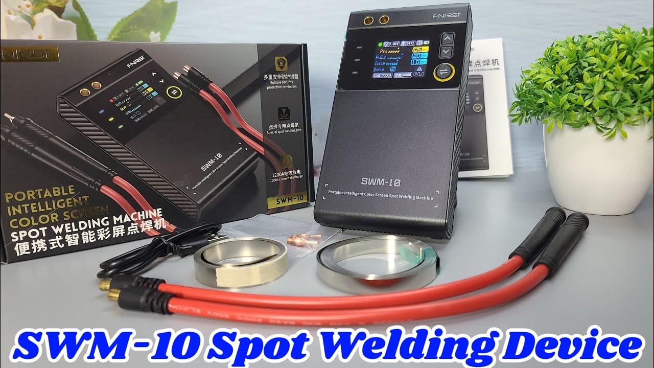 Fnirsi SWM 10 Portable Spot Welder Unboxing and Review | Best Battery Spot Welding Device