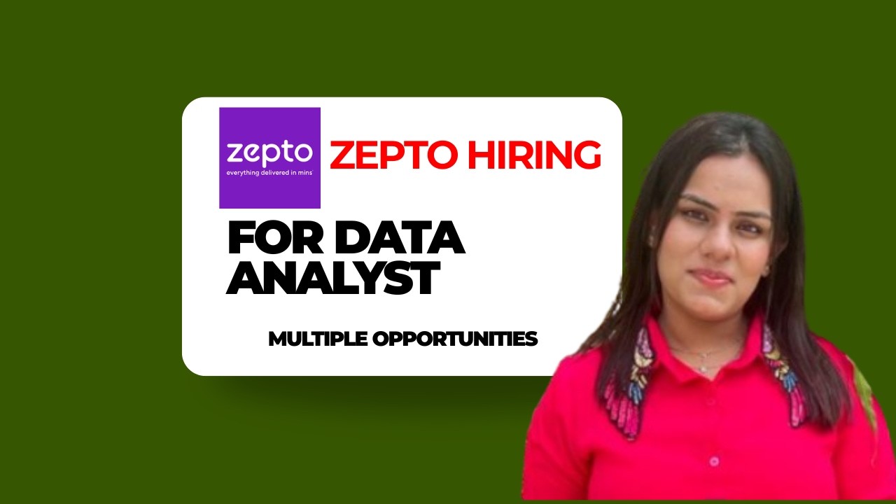Zepto hiring Data Analyst | Multiple opportunities