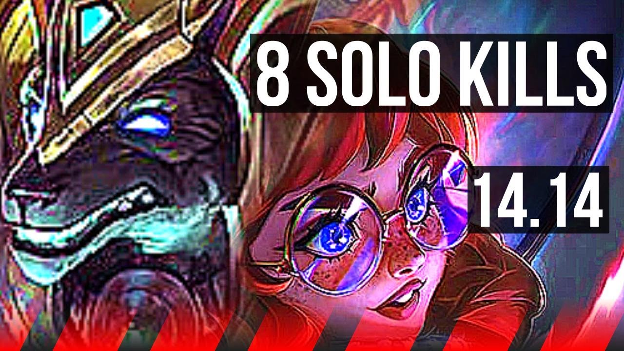 NASUS vs AURORA (TOP) | 8 solo kills, 900+ games | BR Master | 14.14