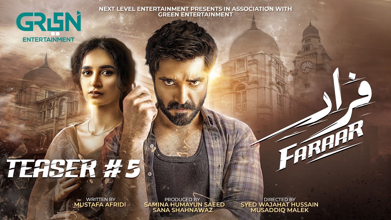 Teaser 5 | Faraar | Coming Soon | Ft. Mamya Shajaffar | Hamza Ali Abbasi | Green TV Entertainment