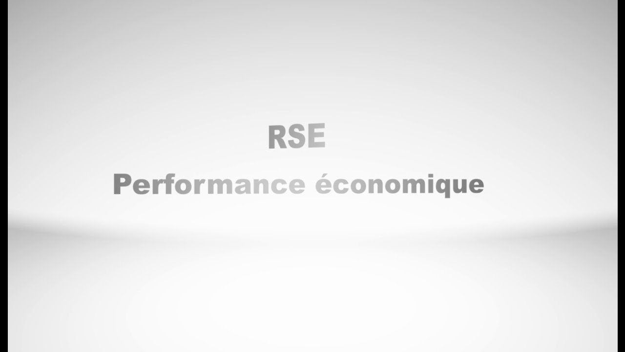 RSE et performance économique