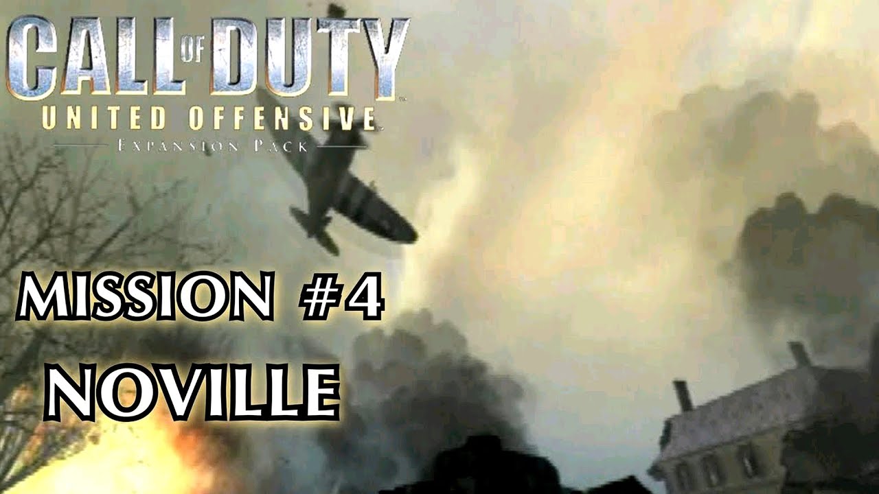 INSANE WWII BATTLE 😱 | Call of Duty United Offensive Mission 4 NOVILLE Gameplay (4K)