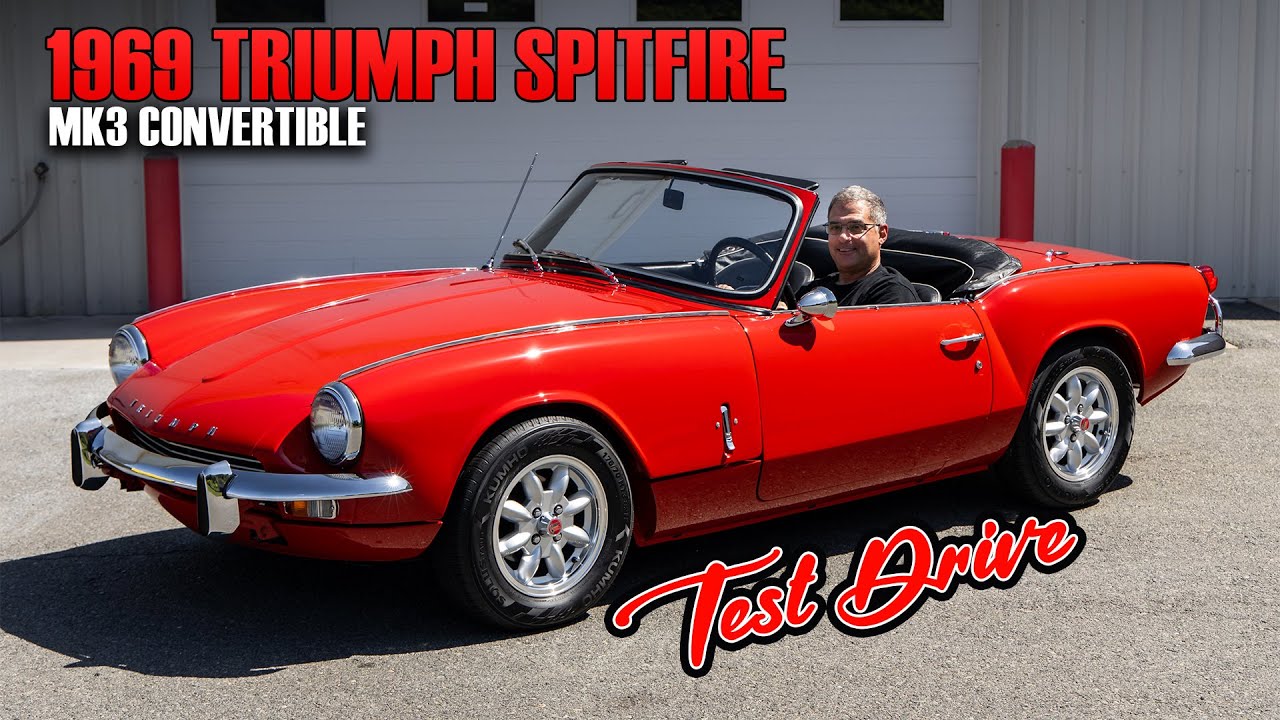 1969 Triumph Spitfire MK3 Convertible Test Drive
