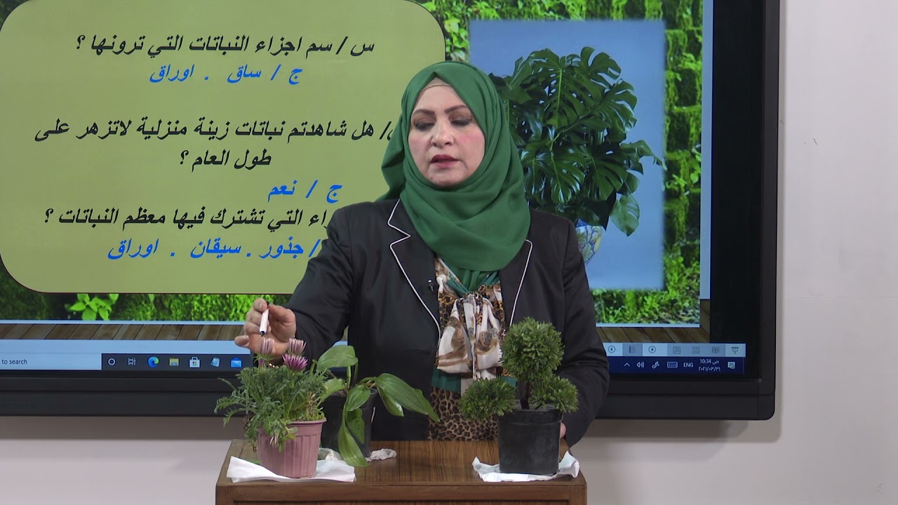 العلوم - التعليم المسرع المستوى الثاني - الوحدة الاولى- النباتات الزهرية و دورات حياتها الجزء الاول