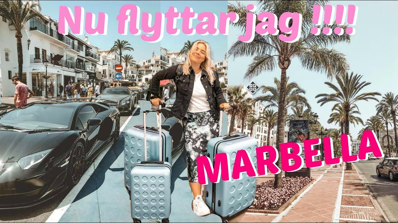MARBELLA FLYTTVLOGG // RESAN DIT & MIN FÖRSTA DAG !!