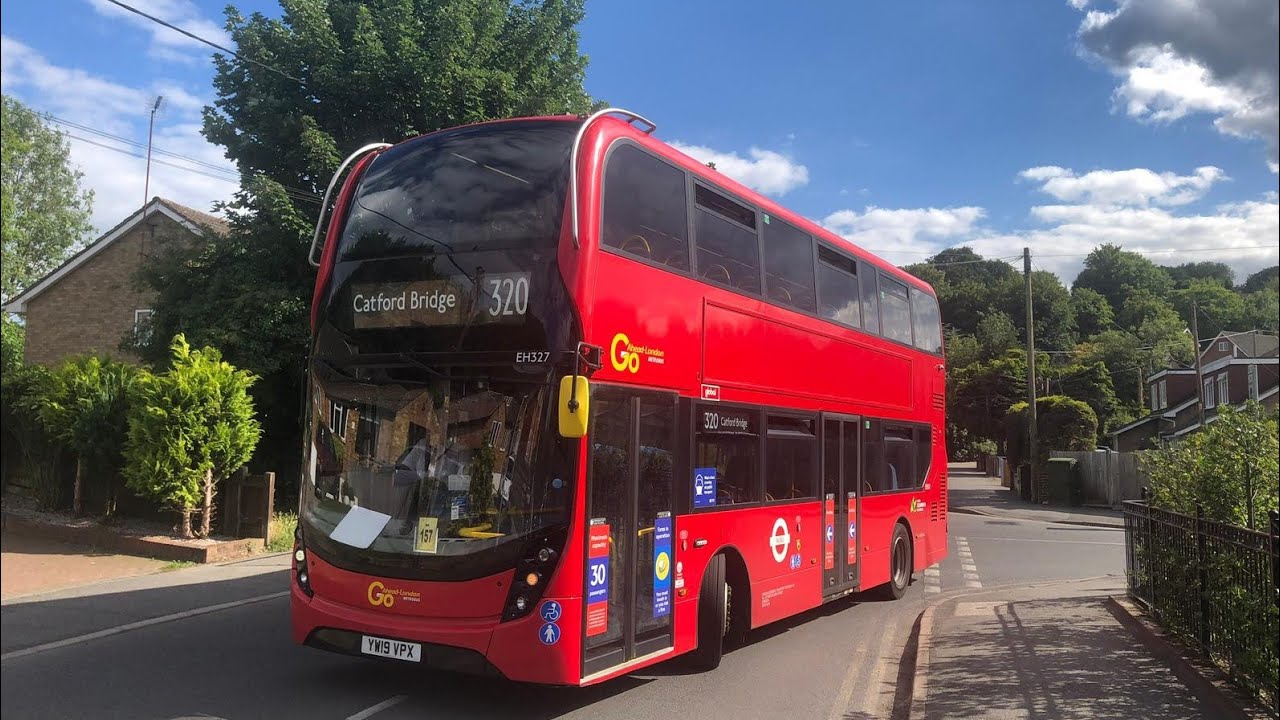 *Heavy Regen* Go-Ahead London (Metrobus) E40H/Enviro400H MMC | Route 320 | YW19VPX (EH327)