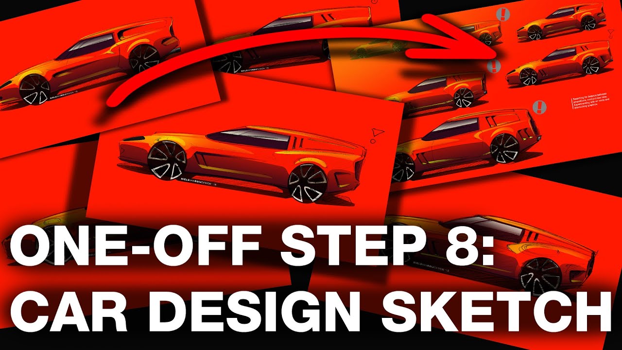 Designing a one-off car: the ideation sketches - Breadvan Hommage (8 | Niels van Roij Design