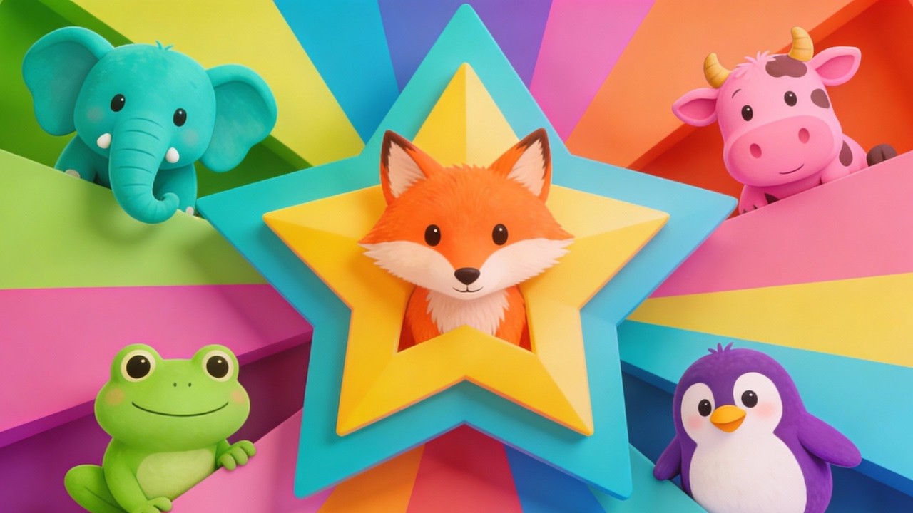 🌈🐶 Animal Songs for Toddlers to Sing and Move