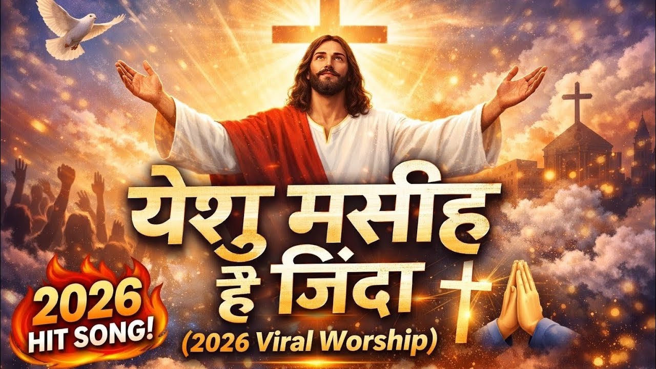Yeshu Masih Hai Zinda 🙏 | 2026 Viral Worship Song | Jesus Christ Hindi Christian Song✝️