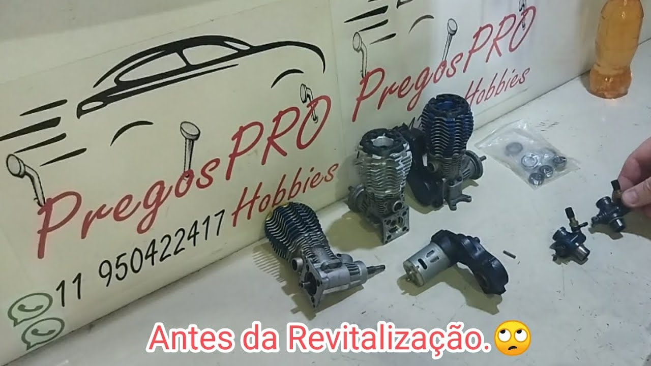 1° Parte Revitalização Motores Traxxas 3.3 do nosso amigo Gilberto la de Campina Grande / PB.
