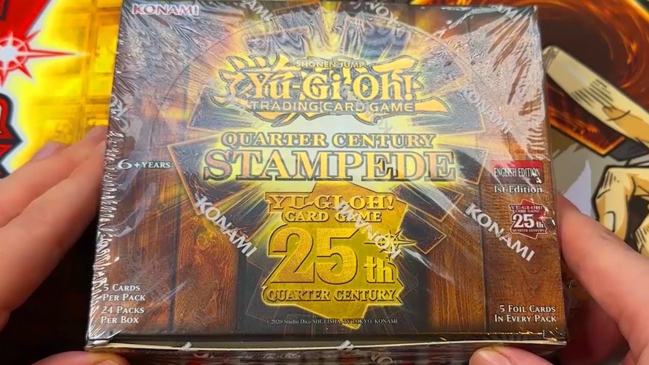 Yu-Gi-Oh! Quarter Century Stampede Booster Box Unboxing