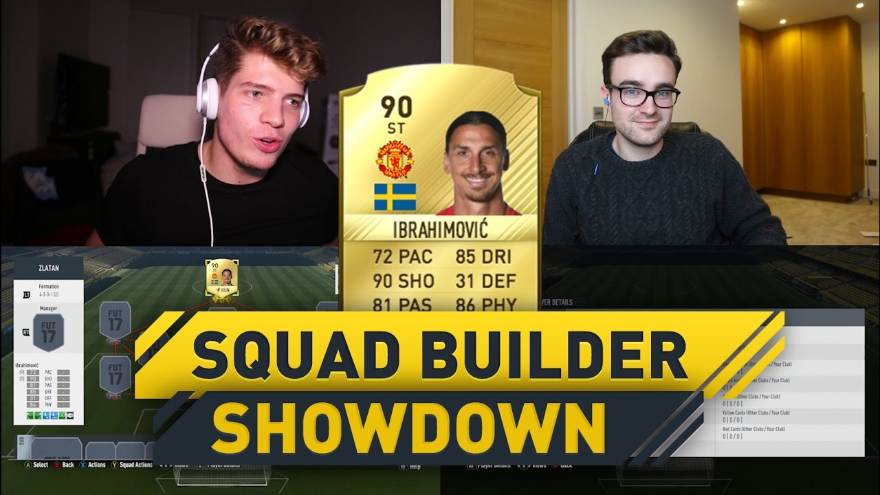 INSANE ZLATAN IBRAHIMOVIC SQUAD BUILDER SHOWDOWN!! (Fifa 17 Ultimate Team)