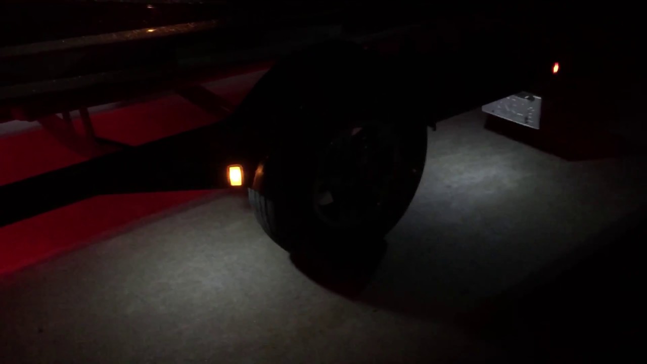Blue water LED boat trailer lights
