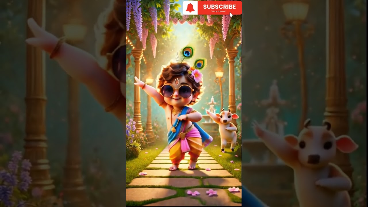 3D Radha Krishna Dance| Divine Love #Shorts #KrishnaDance #DevotionalShorts #3DAnimation #DivineLove