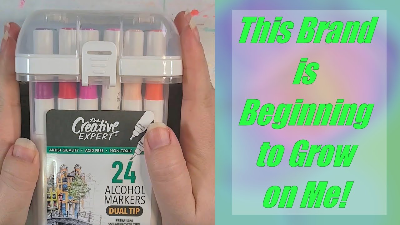Creative Expert 24 Count Alcohol Based Markers Review