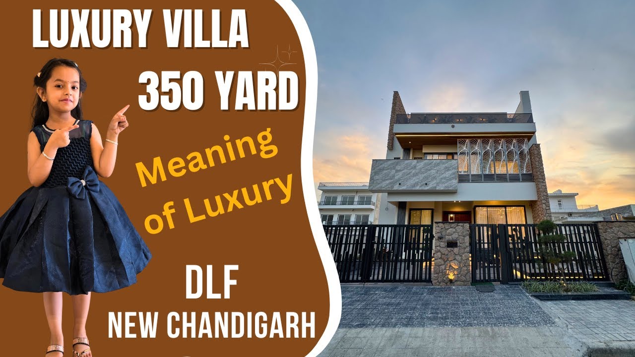 Ultra Luxury Villa at DLF Hyde Park New Chandigarh 350 Gaj 5 BHK Fully Furnished Home #talent
