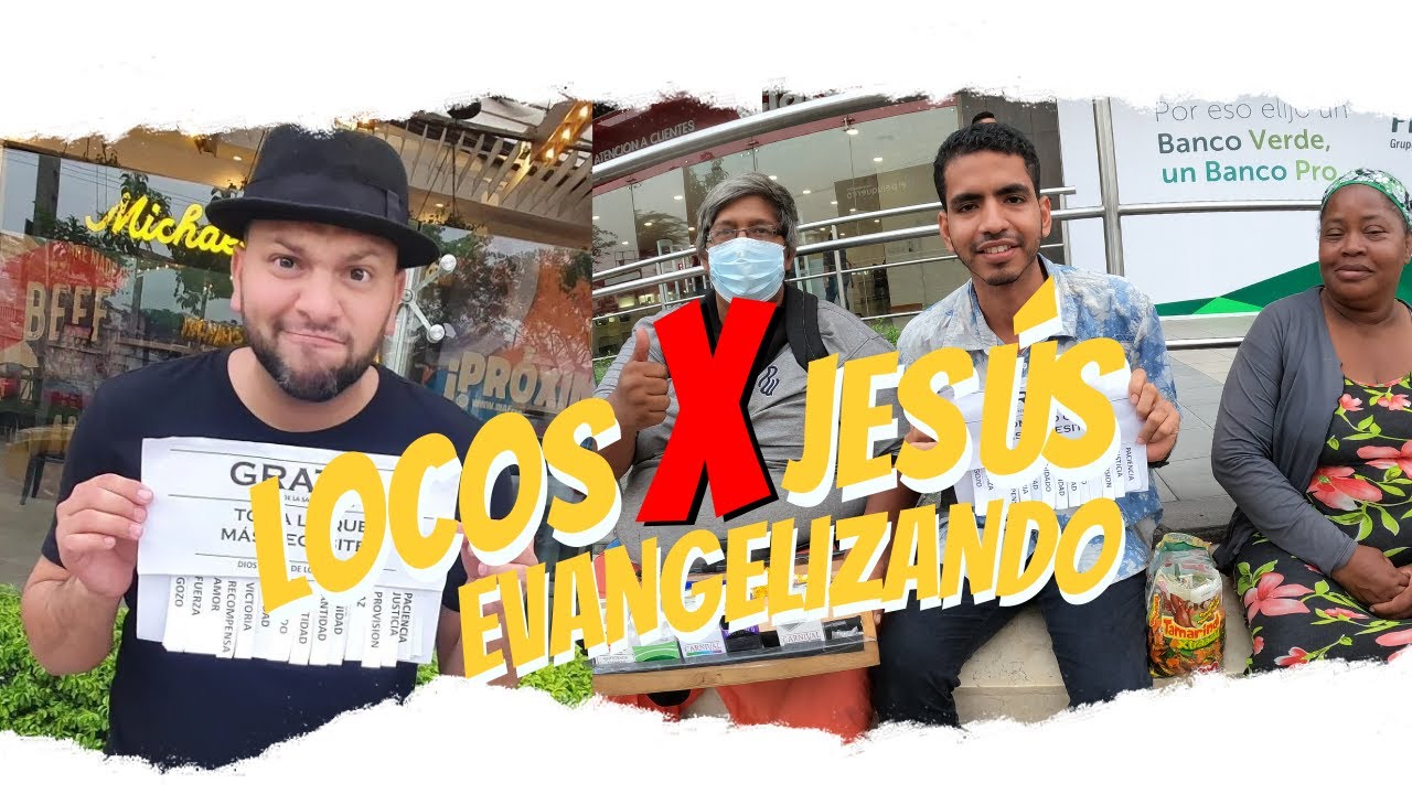 EVANGELIZANDO en las calle / evangelismo creativo