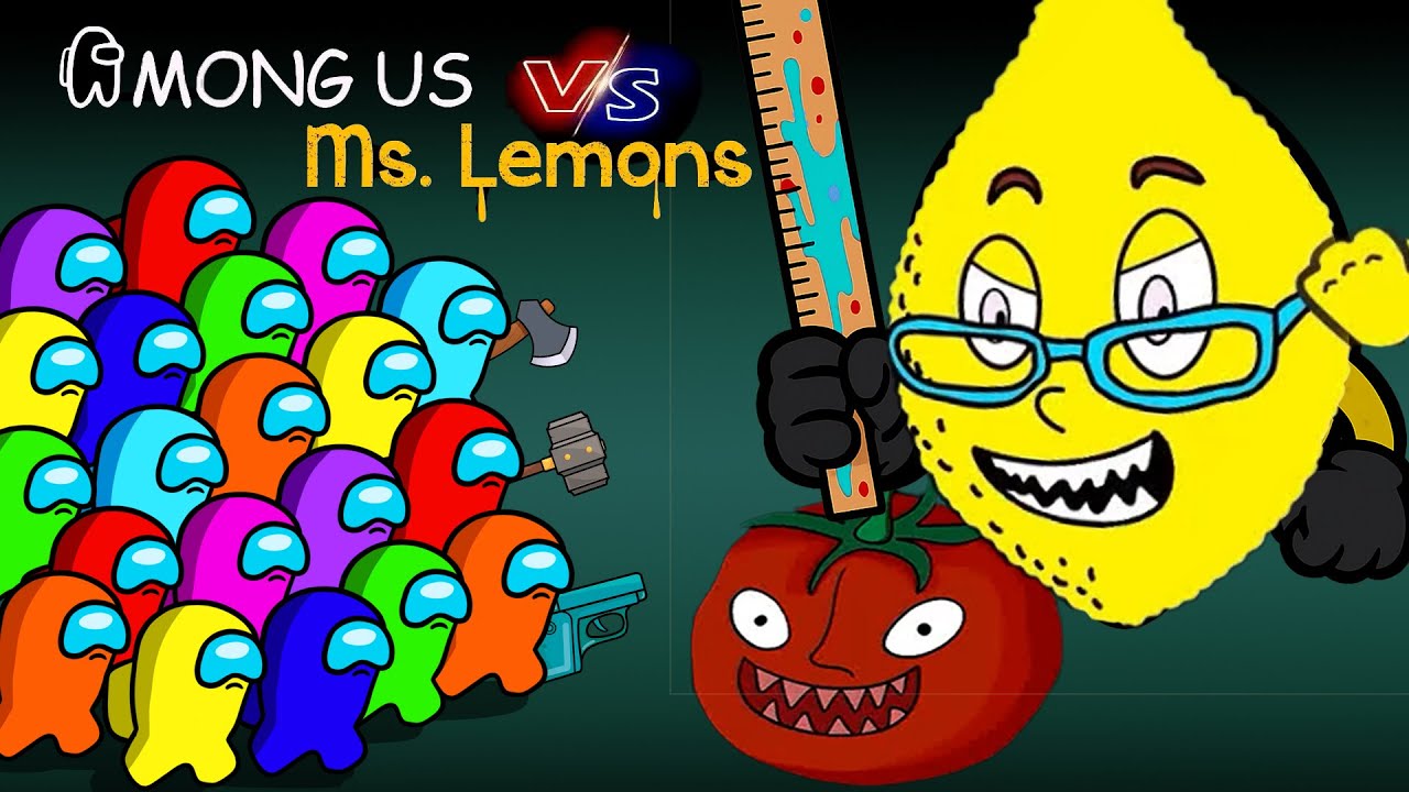 Among Us vs Ms. Lemons 🍋🔥 Sour Battle Begins!