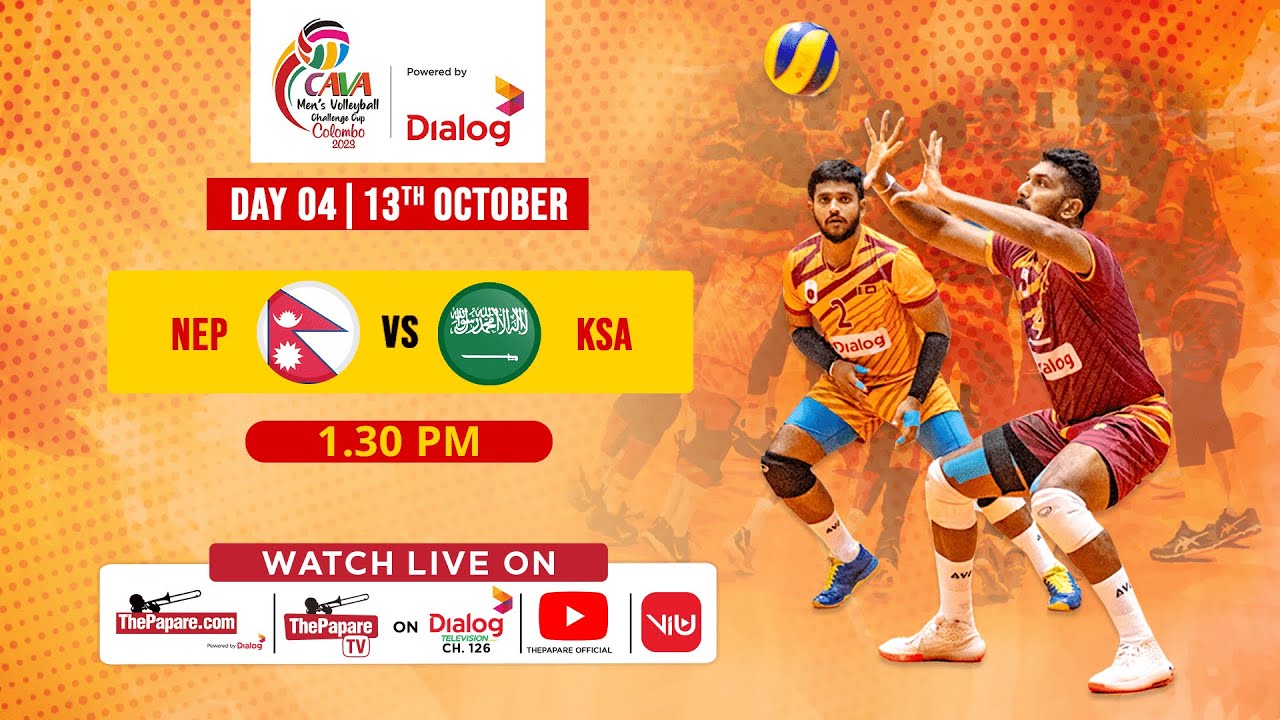 Nepal vs Saudi Arabia | CAVA Men’s Volleyball Challenge Cup 2023