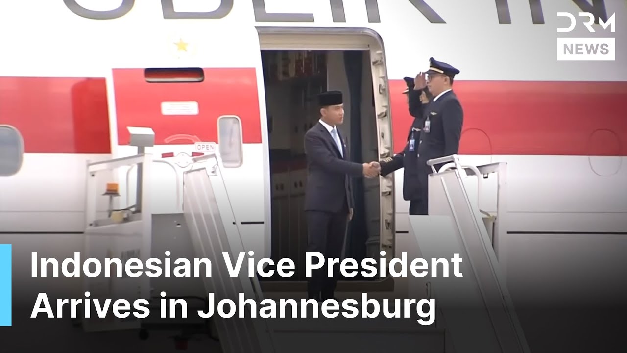 Indonesian Vice President Gibran Rakabuming Raka Arrives in Johannesburg Ahead of G20 Summit | AC1N