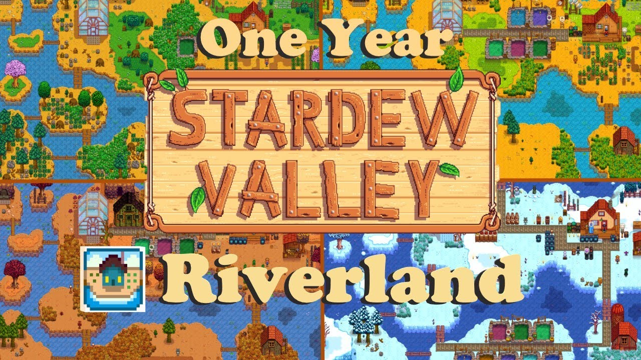 One Year Riverland Fish Farm Challenge | Stardew Valley Longplay | Full Game No Commentary