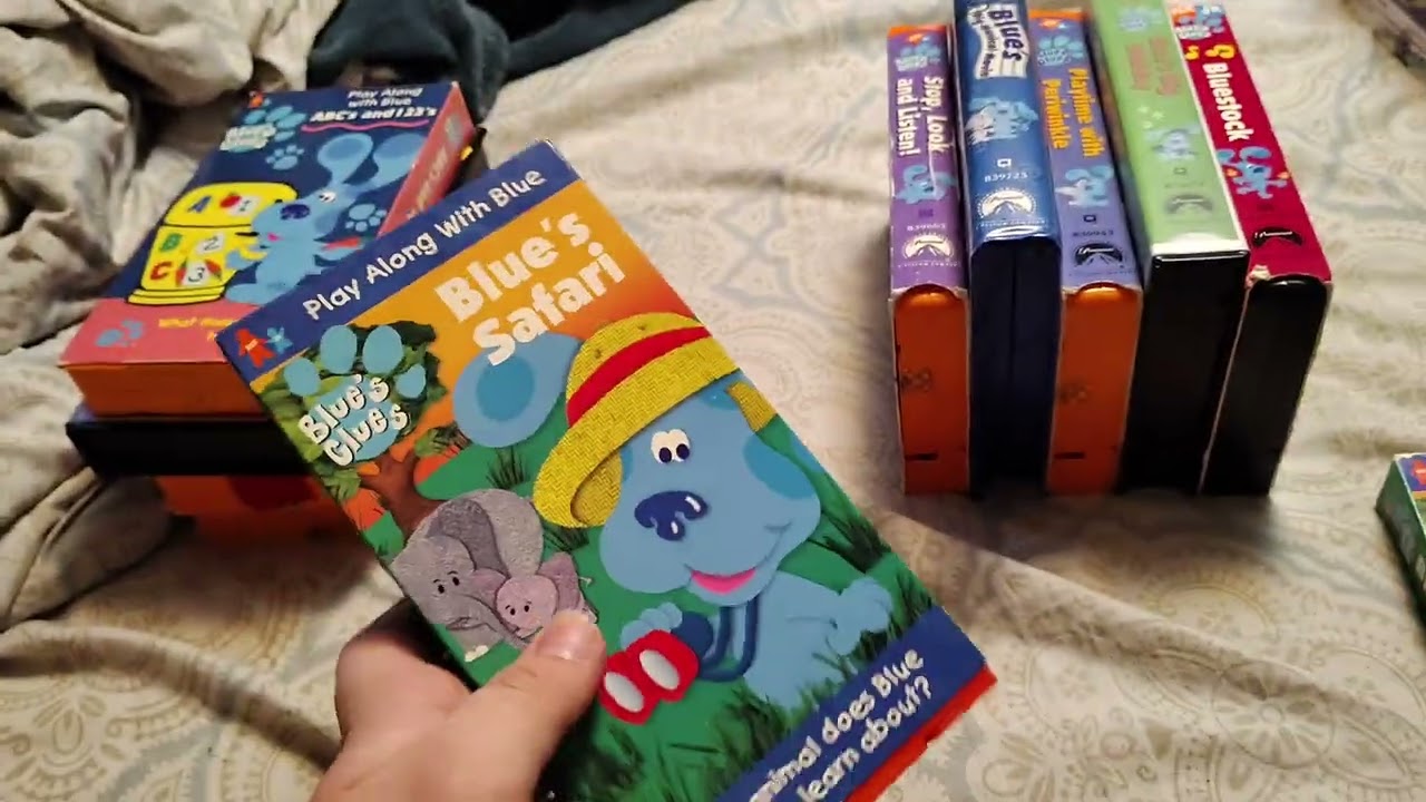 Upgraded Edition Blues Clues VHS Collection.