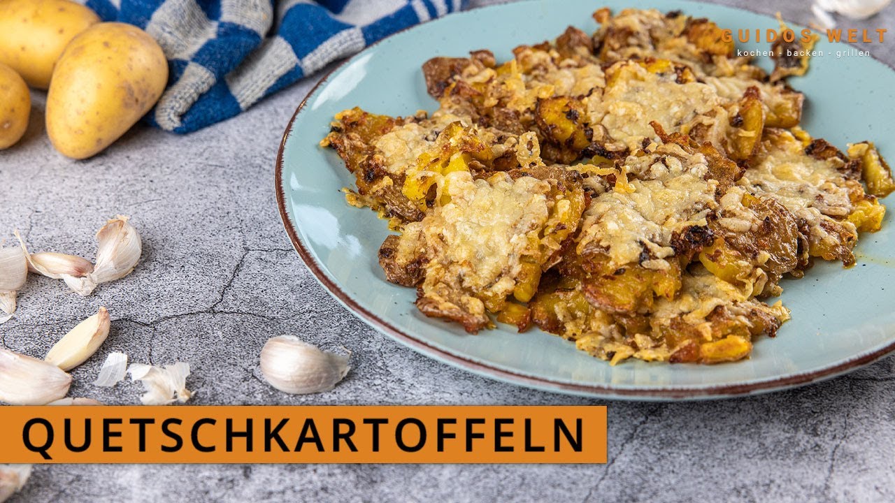Quetschkartoffeln mit Käse überbacken – einfach, schnell und unwiderstehlich! 🥔🧀