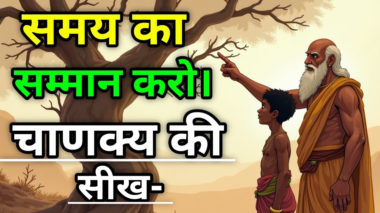 चाणक्य की सीख- समय का सम्मान करो। #motivation #story #kahani #motivationstory 