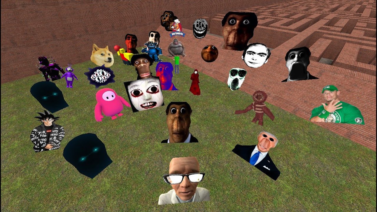 ALL FULL NICO'S NEXTBOT, 2D NEXTBOTS, OBUNGA NETBOT NEW UPDATE In Garry's Mod #251