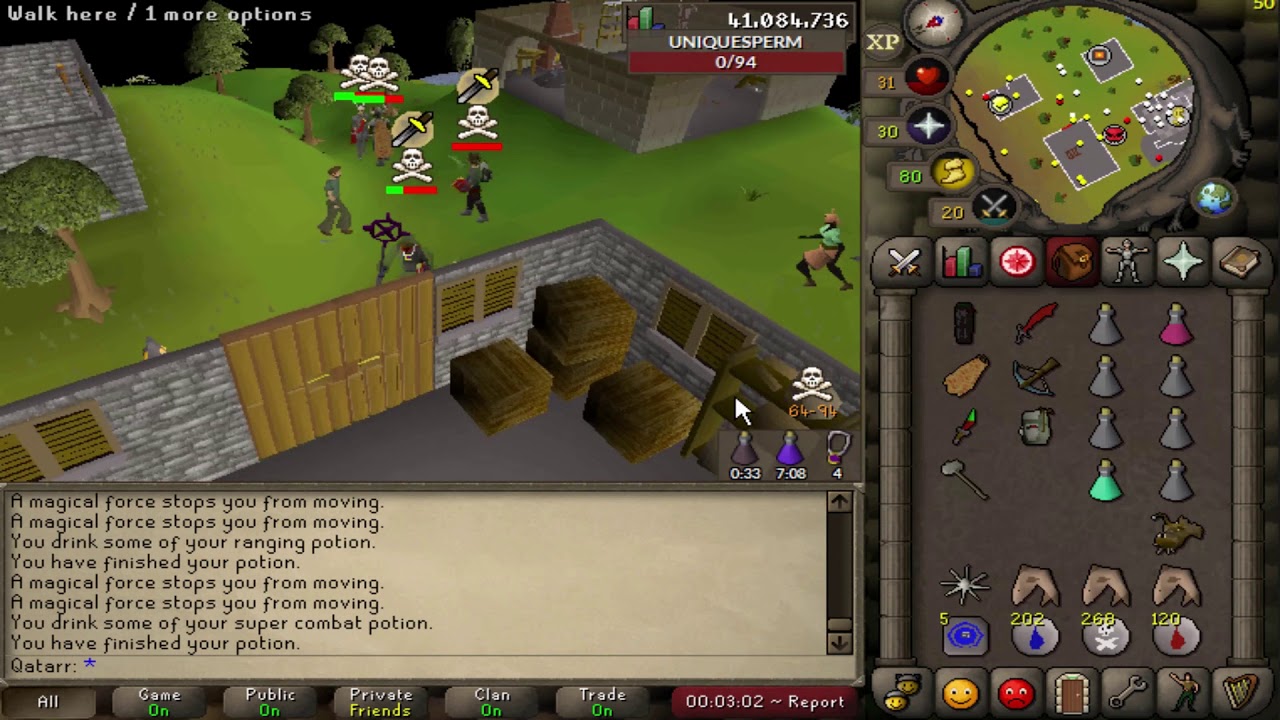 [OSRS] Qatarr - Pure Nh/Hybrid PVP Video #6