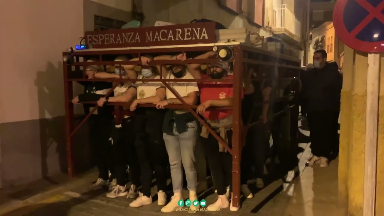 Primer ensayo de la cuadrilla de la Esperanza Macarena | Cuaresma 2022