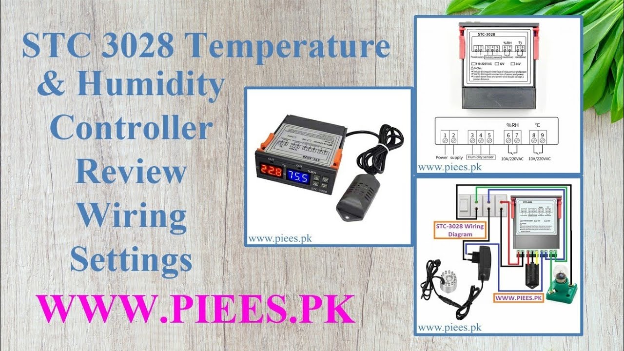 STC 3028 Humidity and Temperature Controller (220VAC)||Review||Wiring||Settings in Urdu/Hindi