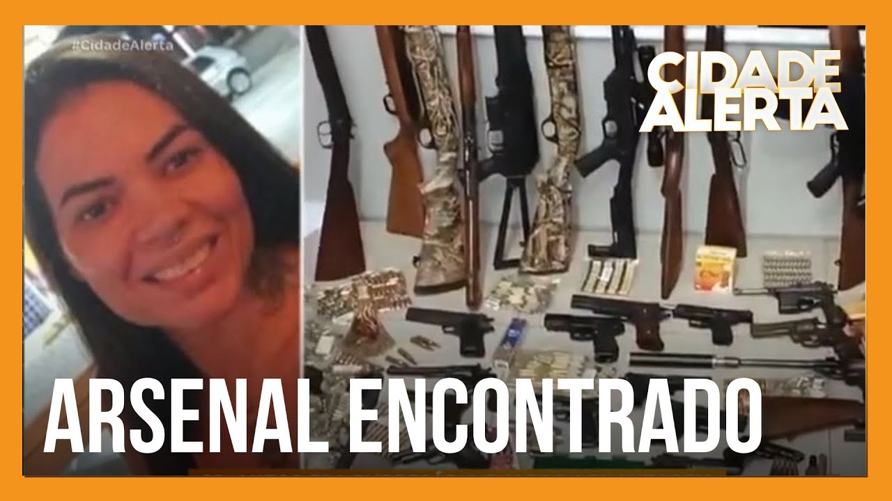 Polícia encontra arsenal de armas após prisão de empresário que assassinou a amante