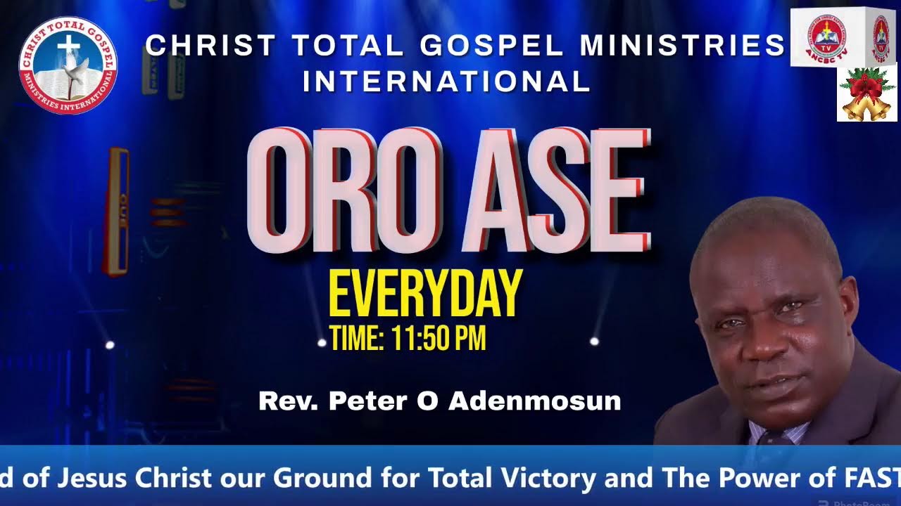 Alufa Ajihinrere Peter Olufela Adenmosun|| Oro Ase Ibere Ojo lati Enu Olodumare|| February 2nd, 2026