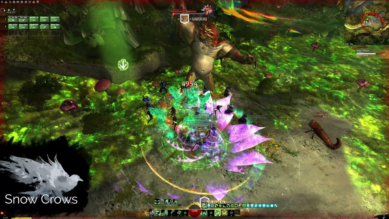 Snow Crows [SC] - Slothasaur 1:09 daily kill - quickness Ritualist PoV
