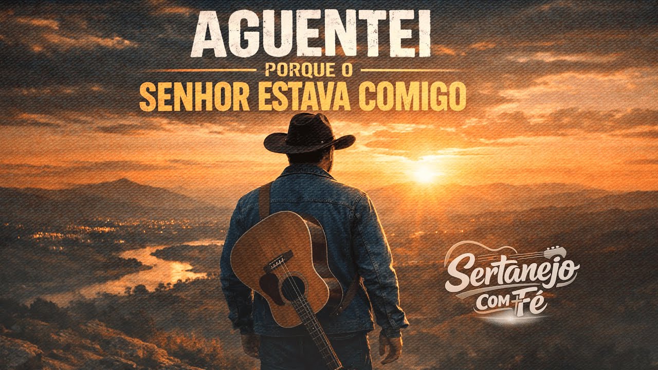🎵 AGUENTEI PORQUE O SENHOR ESTAVA COMIGO | Sertanejo Universitário Gospel 🙏🤍🎸